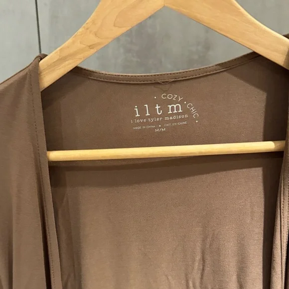 !it jeans Brown Women's Intimate Robe Set - Picture 3 of 6